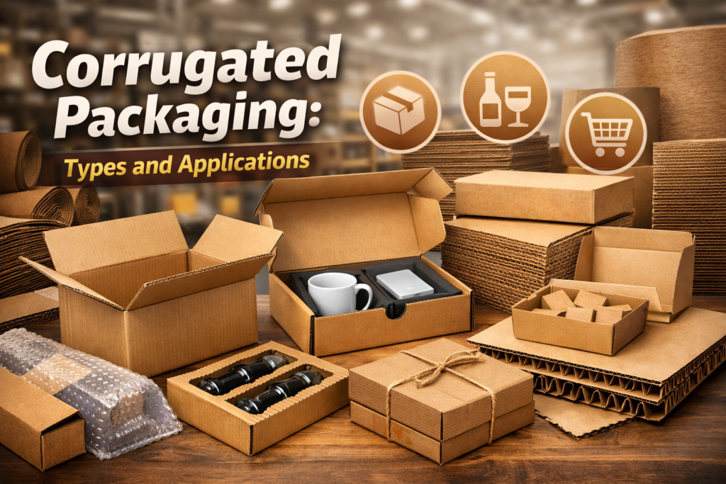 types and applications of corrugated packaging
