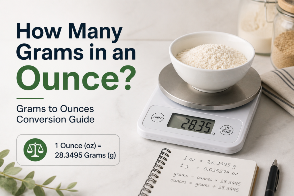 how many grams in an ounce